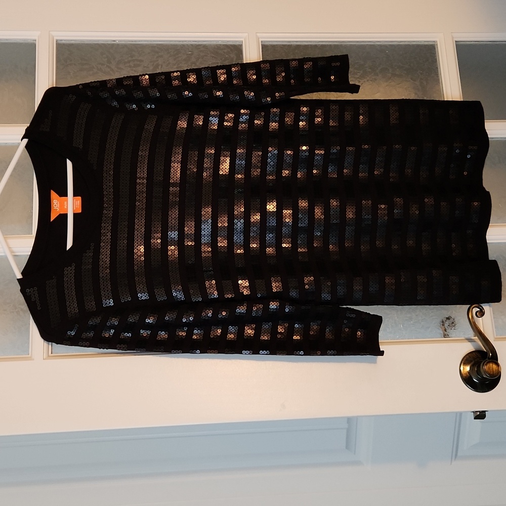 Joe Fresh / Black Sequined Dress